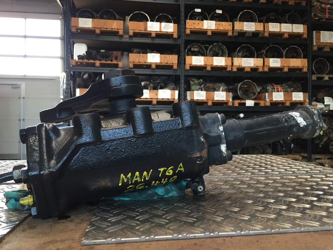 Przekładnia kierownicza do Samochodów ciężarowych Gebrauchtes Lenkgetriebe, mechanisch, MAN TGA 26.440 XXL, Artikel - Nr. : 81.46200 - 6427: zdjęcie 11