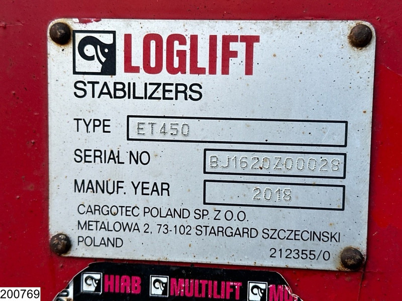 DAF XF 530 6x4, Wood transport, Retarder, Loglift ET450 - Samochód do drewna, Samochod ciężarowy z HDS: zdjęcie 3 DAF XF 530 6x4, Wood transport, Retarder, Loglift ET450 - Samochód do drewna, Samochod ciężarowy z HDS: zdjęcie 3