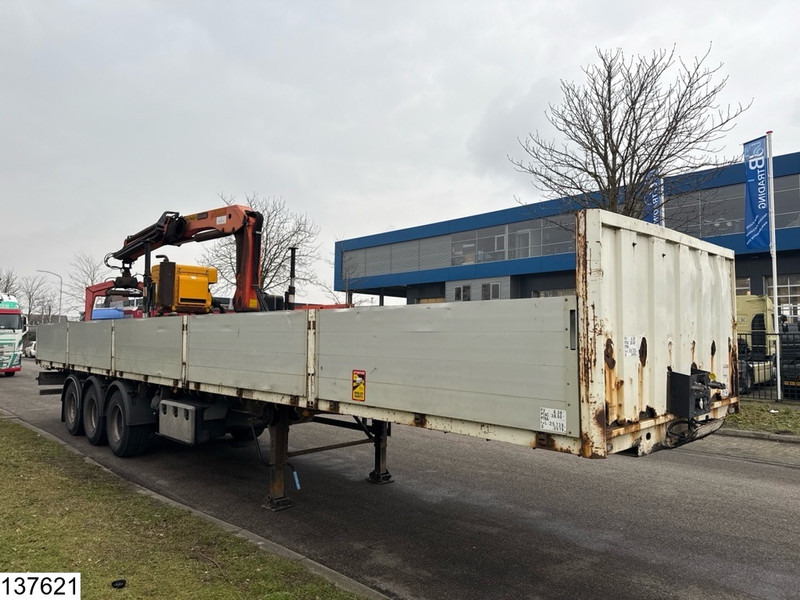 Lecitrailer open laadbak Palfinger PK15500, Remote - Naczepa platforma/ Burtowa: zdjęcie 4 Lecitrailer open laadbak Palfinger PK15500, Remote - Naczepa platforma/ Burtowa: zdjęcie 4