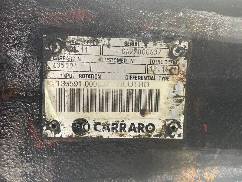 Most i części do Maszyn budowlanych Ahlmann AZ45-Carraro 26.11-135591-Axle/Achse/As: zdjęcie 9 Most i części do Maszyn budowlanych Ahlmann AZ45-Carraro 26.11-135591-Axle/Achse/As: zdjęcie 9