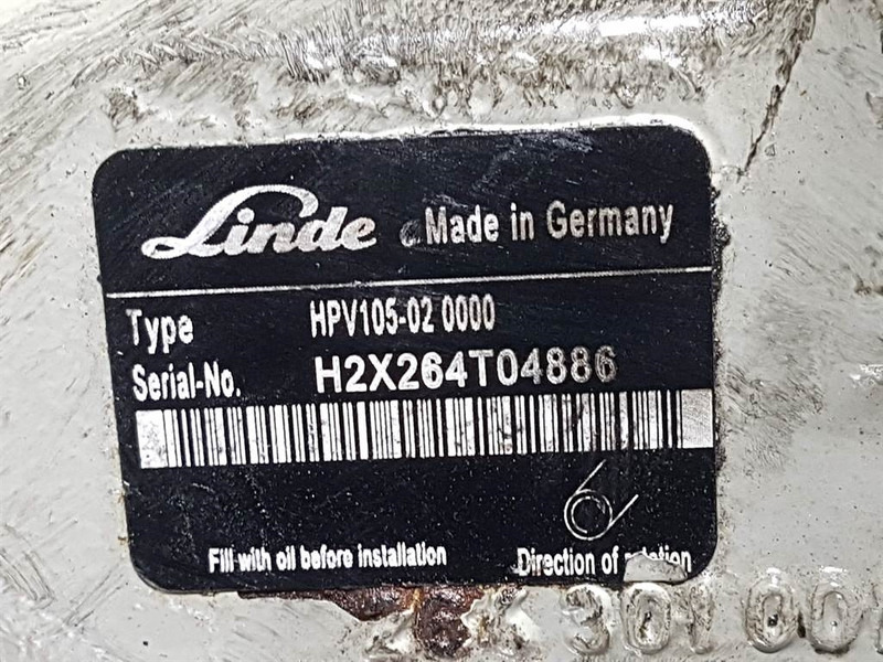 Linde HPV105-02-Drive pump/Fahrpumpe/Rijpomp - Hydraulika do Maszyn budowlanych: zdjęcie 4 Linde HPV105-02-Drive pump/Fahrpumpe/Rijpomp - Hydraulika do Maszyn budowlanych: zdjęcie 4