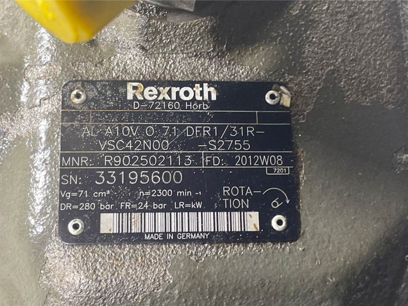 New Holland W110C-Rexroth A10VO71DFR1/31R-Load sensing pump - Hydraulika do Maszyn budowlanych: zdjęcie 5 New Holland W110C-Rexroth A10VO71DFR1/31R-Load sensing pump - Hydraulika do Maszyn budowlanych: zdjęcie 5