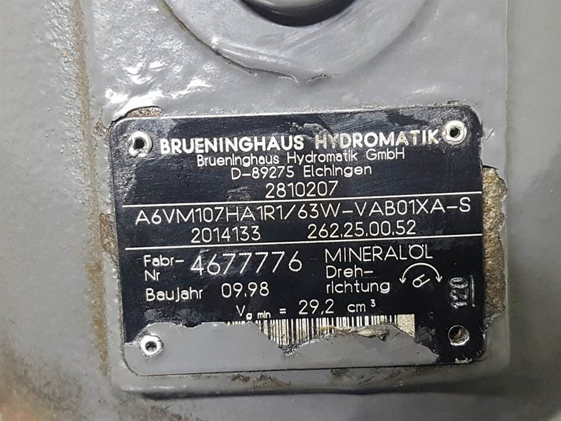Volvo L30B-2810207-Hydromatik A6VM107HA1R1/63W-Motor - Hydraulika do Maszyn budowlanych: zdjęcie 4 Volvo L30B-2810207-Hydromatik A6VM107HA1R1/63W-Motor - Hydraulika do Maszyn budowlanych: zdjęcie 4