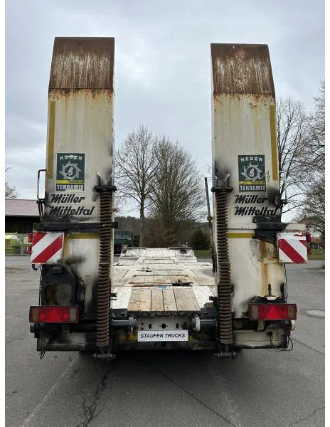 Przyczepa niskopodwoziowa Müller-Mitteltal T4 4-Achs Tieflader Radmulden luftgefedert T4 4-Achs Tieflader Radmulden luftgefedert: zdjęcie 12