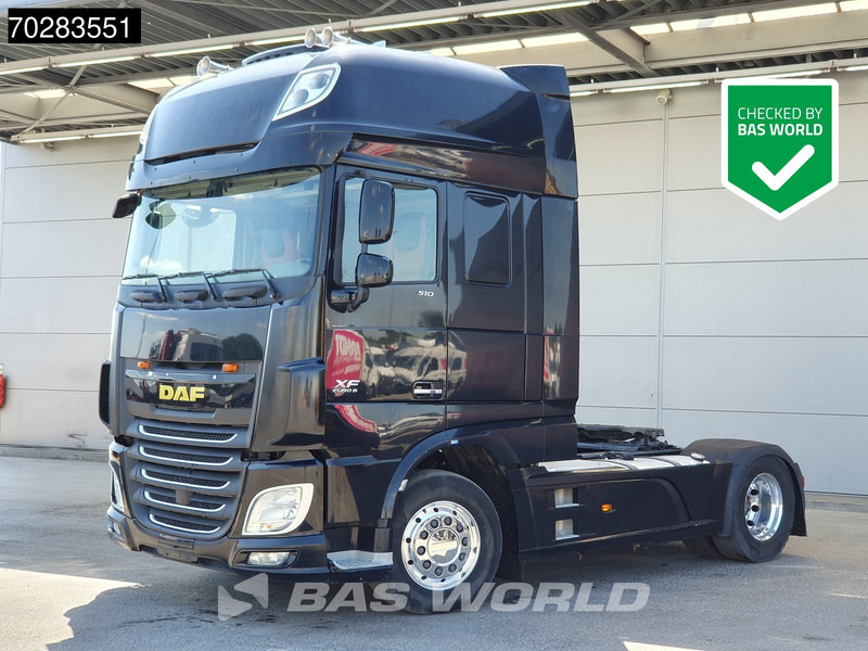 Ciągnik siodłowy DAF XF 510 4X2 SSC Retarder 2x Tanks Alcoa's Standklima Leather: zdjęcie 1