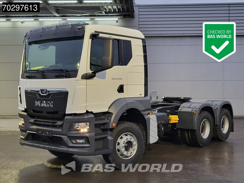 MAN TGS 33.440 6X4 NEW! TN Manual Full-Steel Big-Axle Drumbrakes Euro 2 - Ciągnik siodłowy: zdjęcie 1 MAN TGS 33.440 6X4 NEW! TN Manual Full-Steel Big-Axle Drumbrakes Euro 2 - Ciągnik siodłowy: zdjęcie 1