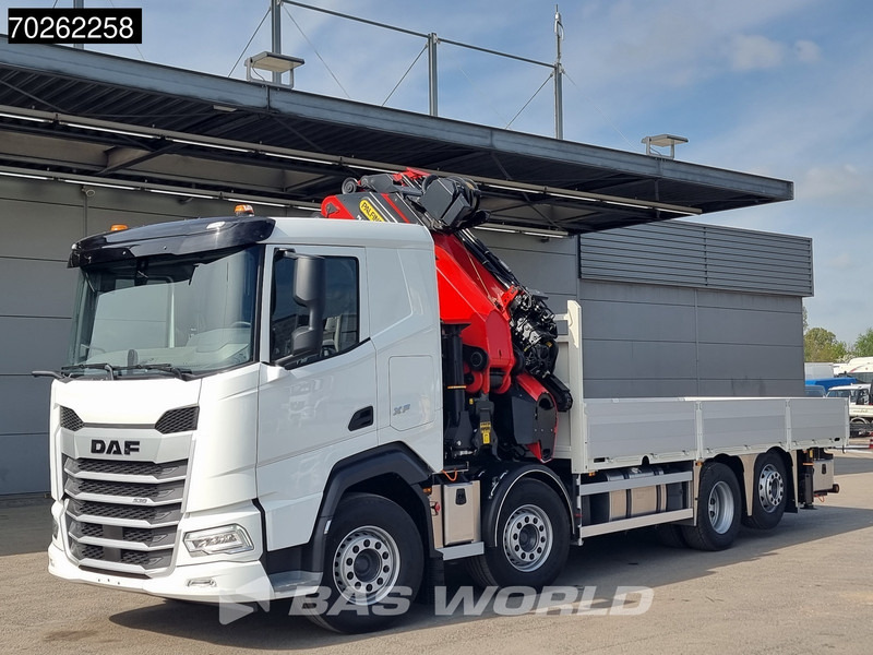DAF XF 530 8X2 NEW Palfinger PK580 TEC Kran Crane Fly-Jib Winch Lift+Lenkasche Retarder - Samochód ciężarowy skrzyniowy/ Platforma, Samochod ciężarowy z HDS: zdjęcie 1 DAF XF 530 8X2 NEW Palfinger PK580 TEC Kran Crane Fly-Jib Winch Lift+Lenkasche Retarder - Samochód ciężarowy skrzyniowy/ Platforma, Samochod ciężarowy z HDS: zdjęcie 1