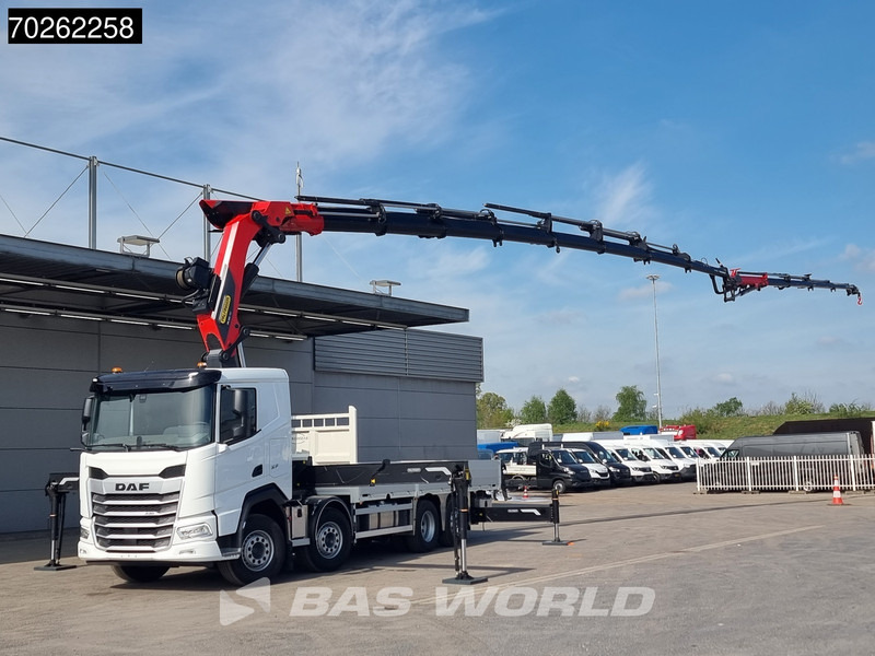 DAF XF 530 8X2 NEW Palfinger PK580 TEC Kran Crane Fly-Jib Winch Lift+Lenkasche Retarder - Samochód ciężarowy skrzyniowy/ Platforma, Samochod ciężarowy z HDS: zdjęcie 2 DAF XF 530 8X2 NEW Palfinger PK580 TEC Kran Crane Fly-Jib Winch Lift+Lenkasche Retarder - Samochód ciężarowy skrzyniowy/ Platforma, Samochod ciężarowy z HDS: zdjęcie 2
