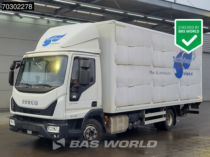 Iveco Eurocargo 80E190 4X2 8tonner Manual 1500kg Tailgate Euro 6 - Samochód ciężarowy furgon: zdjęcie 1 Iveco Eurocargo 80E190 4X2 8tonner Manual 1500kg Tailgate Euro 6 - Samochód ciężarowy furgon: zdjęcie 1