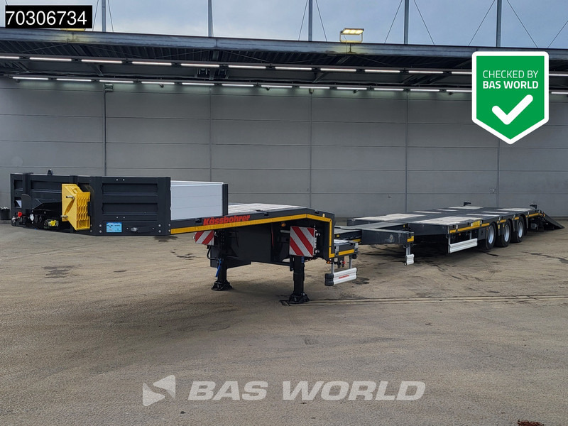 Kässbohrer LB3E NEW Steering+Lift Axle Extendable Ramps - Naczepa niskopodwoziowa: zdjęcie 1 Kässbohrer LB3E NEW Steering+Lift Axle Extendable Ramps - Naczepa niskopodwoziowa: zdjęcie 1