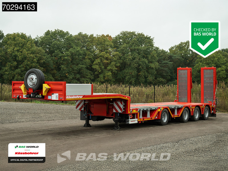 Kässbohrer LB4E 4 axles Hydr. Ramps 620cm-Extendable Lift+ 2x Steering Axle - Naczepa niskopodwoziowa: zdjęcie 1 Kässbohrer LB4E 4 axles Hydr. Ramps 620cm-Extendable Lift+ 2x Steering Axle - Naczepa niskopodwoziowa: zdjęcie 1