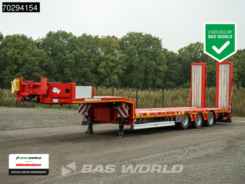 Kässbohrer NEW! Hydraulic Bed 450cm Extendable Lift+Steering Axle - Naczepa niskopodwoziowa: zdjęcie 1 Kässbohrer NEW! Hydraulic Bed 450cm Extendable Lift+Steering Axle - Naczepa niskopodwoziowa: zdjęcie 1