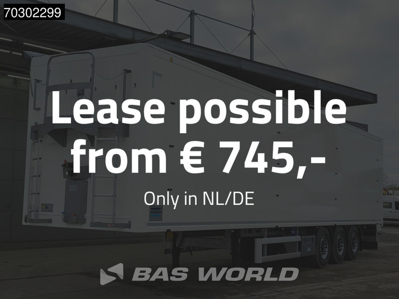 Knapen K100 10MM 92m3 3 axles NEW 92M3 10mm Liftachse - Naczepa z ruchomą podłogą: zdjęcie 2 Knapen K100 10MM 92m3 3 axles NEW 92M3 10mm Liftachse - Naczepa z ruchomą podłogą: zdjęcie 2