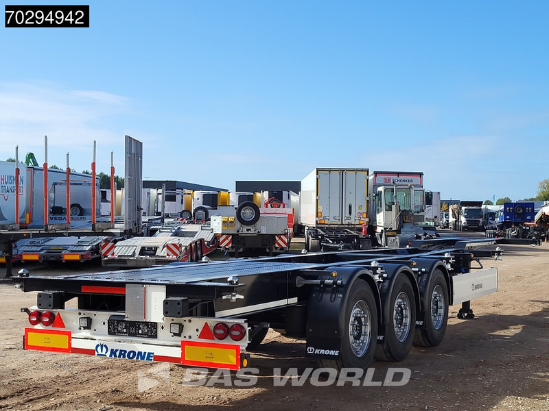Nowy Naczepa kontenerowiec/ System wymienny Krone SD NEW 20ft 30ft 40ft Liftachse: zdjęcie 6