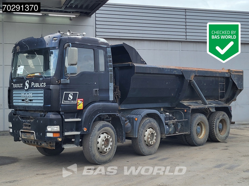 MAN TGA 35.480 8X4 BROKEN ENGINE! 16m3 tipper Steel suspension Manual Retarder Euro 2 - Wywrotka: zdjęcie 2 MAN TGA 35.480 8X4 BROKEN ENGINE! 16m3 tipper Steel suspension Manual Retarder Euro 2 - Wywrotka: zdjęcie 2