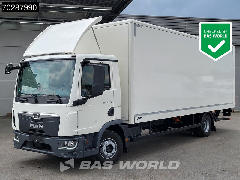 MAN TGL 12.250 4X2 12tonner 1500kg Ladebordwand Automatic Euro 6 - Samochód ciężarowy furgon: zdjęcie 1 MAN TGL 12.250 4X2 12tonner 1500kg Ladebordwand Automatic Euro 6 - Samochód ciężarowy furgon: zdjęcie 1