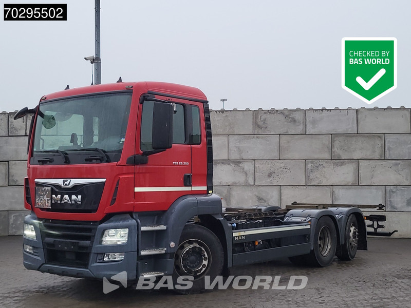 MAN TGS 26.320 TGS 6X2 ADR BDF Lift+Steering Axle Automatic Euro 6 - Ciężarówka kontenerowiec/ System wymienny: zdjęcie 1 MAN TGS 26.320 TGS 6X2 ADR BDF Lift+Steering Axle Automatic Euro 6 - Ciężarówka kontenerowiec/ System wymienny: zdjęcie 1