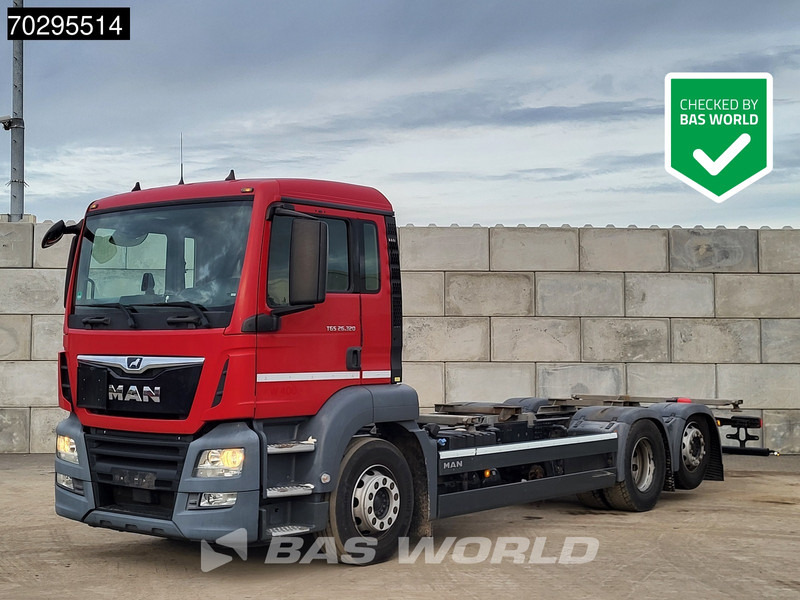 MAN TGS 26.320 TGS 6X2 ADR BDF Lift + Steering Axle Euro 6 - Ciężarówka kontenerowiec/ System wymienny: zdjęcie 1 MAN TGS 26.320 TGS 6X2 ADR BDF Lift + Steering Axle Euro 6 - Ciężarówka kontenerowiec/ System wymienny: zdjęcie 1