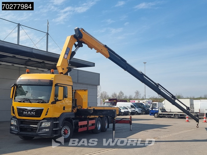 MAN TGS 26.480 6X4 HMF 5020 K6 Crane Kran 6x2H4 Hydrodrive Euro 6 - Samochód ciężarowy skrzyniowy/ Platforma, Samochod ciężarowy z HDS: zdjęcie 3 MAN TGS 26.480 6X4 HMF 5020 K6 Crane Kran 6x2H4 Hydrodrive Euro 6 - Samochód ciężarowy skrzyniowy/ Platforma, Samochod ciężarowy z HDS: zdjęcie 3