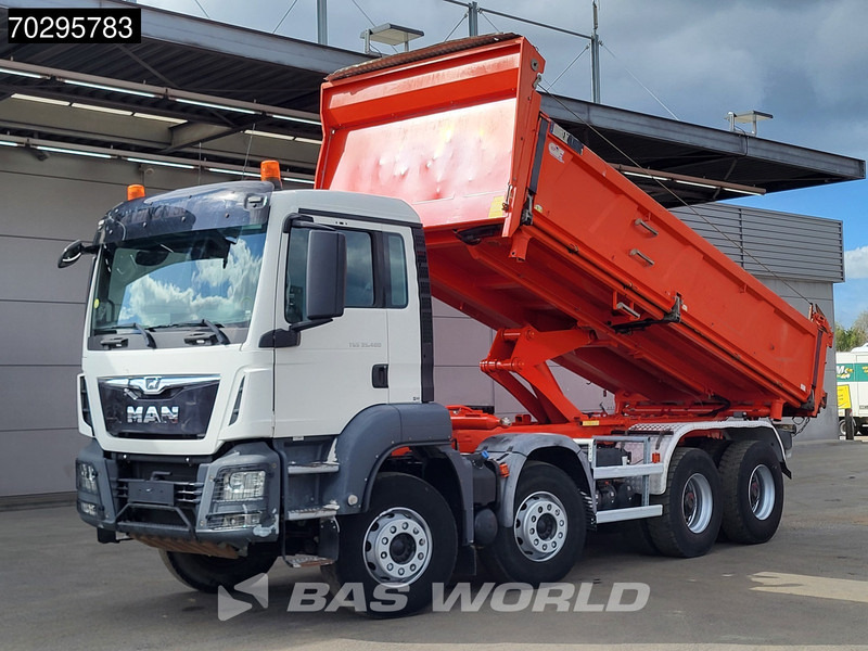 MAN TGS 35.400 8X4 13m3 CIF Bennes 2-side tipper Steel suspension Automatic Euro 6 - Wywrotka: zdjęcie 3 MAN TGS 35.400 8X4 13m3 CIF Bennes 2-side tipper Steel suspension Automatic Euro 6 - Wywrotka: zdjęcie 3