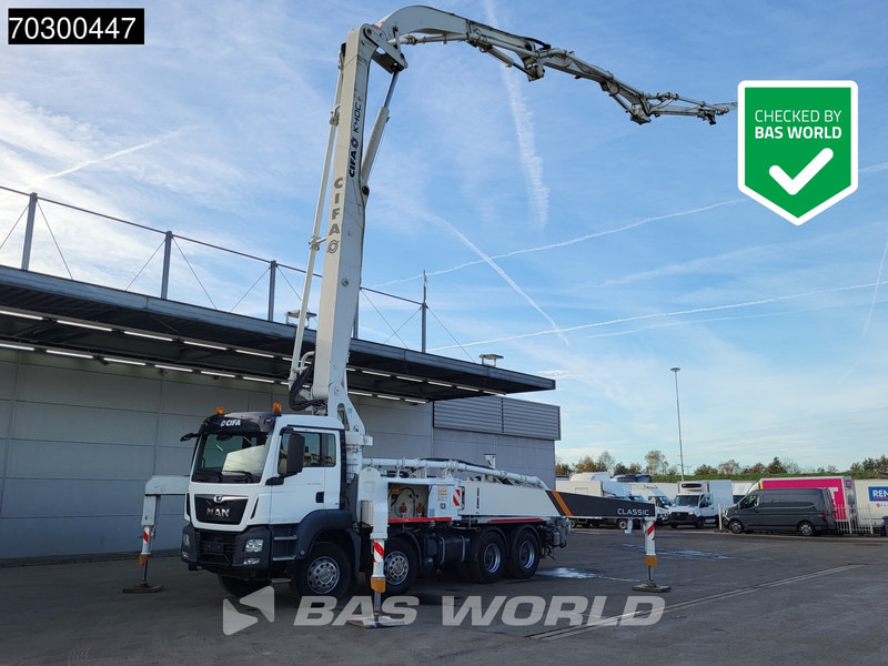 MAN TGS 41.460 8X4 CIFA K40C-PU1607 Pump 935hours! Big-Axle Steelsuspension Euro 6 - Pompa do betonu: zdjęcie 1 MAN TGS 41.460 8X4 CIFA K40C-PU1607 Pump 935hours! Big-Axle Steelsuspension Euro 6 - Pompa do betonu: zdjęcie 1