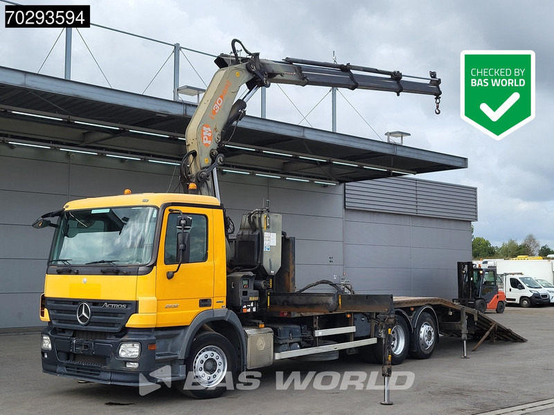 Mercedes-Benz Actros 2532 6X2 PM 30 T/M Crane Kran Remote Lift+Steering Axle 3-Pedals - Samochód ciężarowy skrzyniowy/ Platforma, Samochod ciężarowy z HDS: zdjęcie 1 Mercedes-Benz Actros 2532 6X2 PM 30 T/M Crane Kran Remote Lift+Steering Axle 3-Pedals - Samochód ciężarowy skrzyniowy/ Platforma, Samochod ciężarowy z HDS: zdjęcie 1