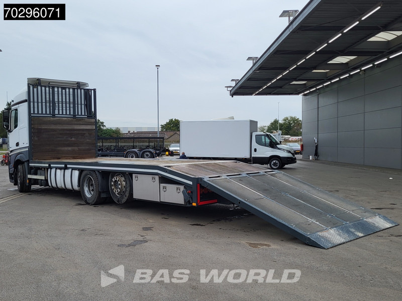 Mercedes-Benz Actros 2543 Actros 6X2 NL-Truck Machine transporter oprijwagen Retarder Lift-Axle ACC Euro 6 - Samochód ciężarowy skrzyniowy/ Platforma: zdjęcie 2 Mercedes-Benz Actros 2543 Actros 6X2 NL-Truck Machine transporter oprijwagen Retarder Lift-Axle ACC Euro 6 - Samochód ciężarowy skrzyniowy/ Platforma: zdjęcie 2