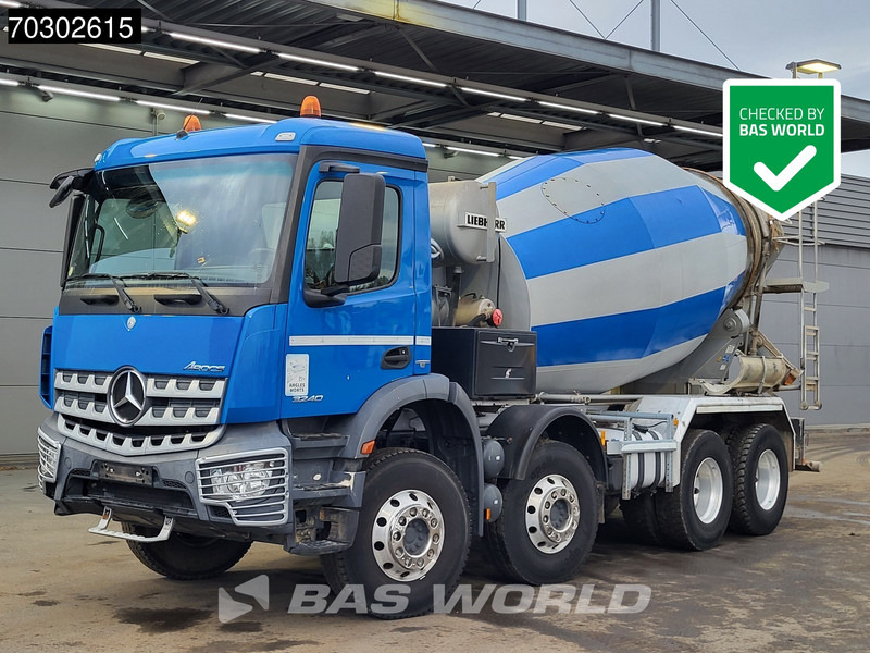 Betonomieszarka Mercedes-Benz Arocs 3240 8X4 Liebherr 9m3 Mixer Full Spring Euro 6: zdjęcie 1