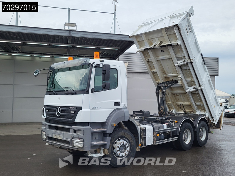 Mercedes-Benz Axor 2640 6X4 10m3 Meiller Tipper Steelsuspension Manual Euro 4 - Wywrotka: zdjęcie 1 Mercedes-Benz Axor 2640 6X4 10m3 Meiller Tipper Steelsuspension Manual Euro 4 - Wywrotka: zdjęcie 1