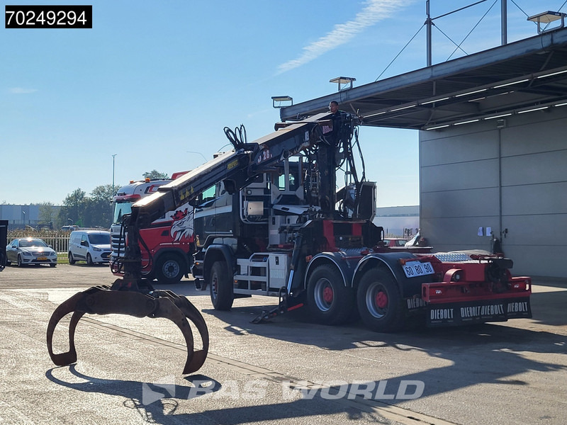 Scania R580 6X4 Holz Kran Diebolt D28 Full-Steel - Samochód do drewna, Samochod ciężarowy z HDS: zdjęcie 5 Scania R580 6X4 Holz Kran Diebolt D28 Full-Steel - Samochód do drewna, Samochod ciężarowy z HDS: zdjęcie 5