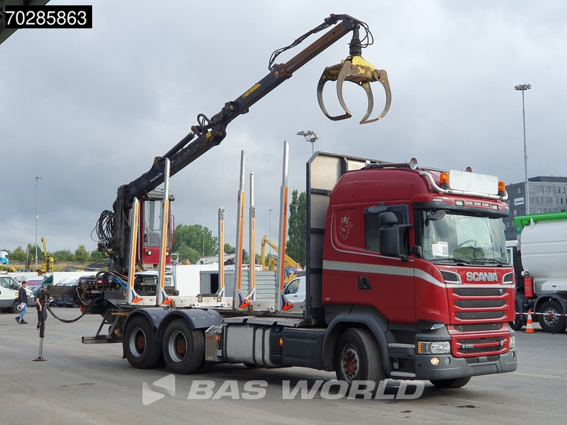 Scania R730 R 6X4 HIAB F108S 79 Crane Retarder Xenon BigAxle Loglift Automatic ACC Euro 6 - Samochód do drewna, Samochod ciężarowy z HDS: zdjęcie 3 Scania R730 R 6X4 HIAB F108S 79 Crane Retarder Xenon BigAxle Loglift Automatic ACC Euro 6 - Samochód do drewna, Samochod ciężarowy z HDS: zdjęcie 3