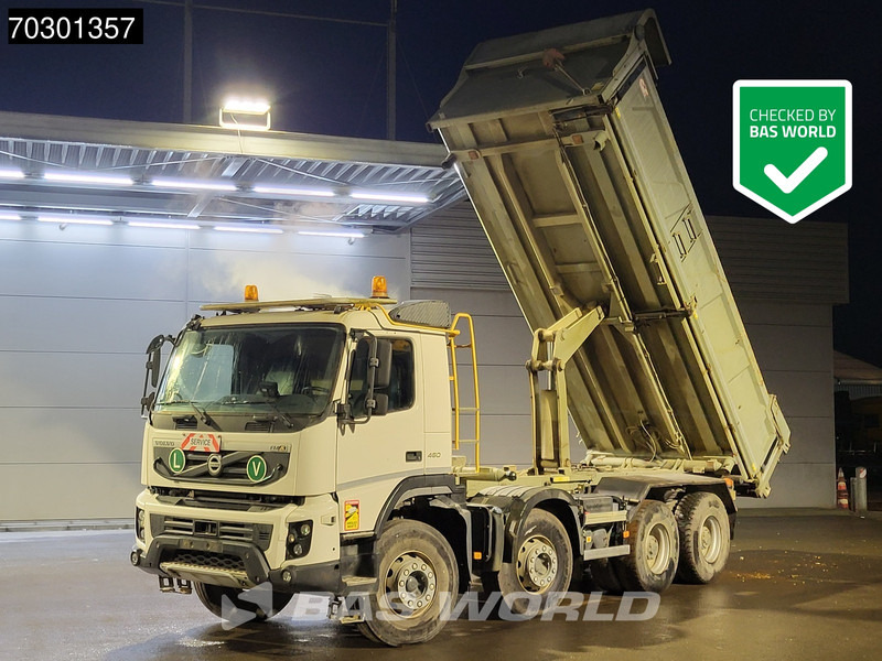 Volvo FMX 450 8X4 15m3 2-way tipper steel suspension Big-Axle Euro 6 - Wywrotka: zdjęcie 1 Volvo FMX 450 8X4 15m3 2-way tipper steel suspension Big-Axle Euro 6 - Wywrotka: zdjęcie 1