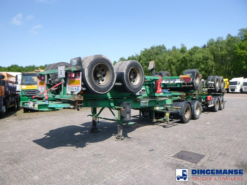 ASCA Stack 4 x container trailer + dolly 20-30-40-45 ft - Naczepa kontenerowiec/ System wymienny: zdjęcie 1 ASCA Stack 4 x container trailer + dolly 20-30-40-45 ft - Naczepa kontenerowiec/ System wymienny: zdjęcie 1
