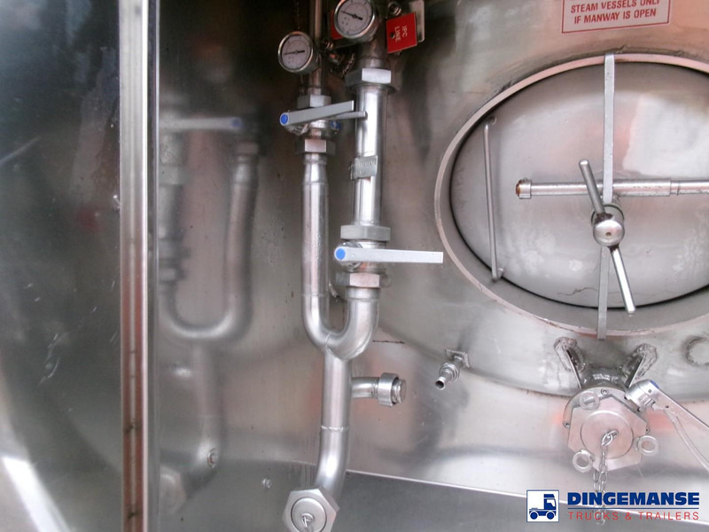 Naczepa cysterna Clayton Food (beer) tank inox 30 m3 / 1 comp: zdjęcie 12