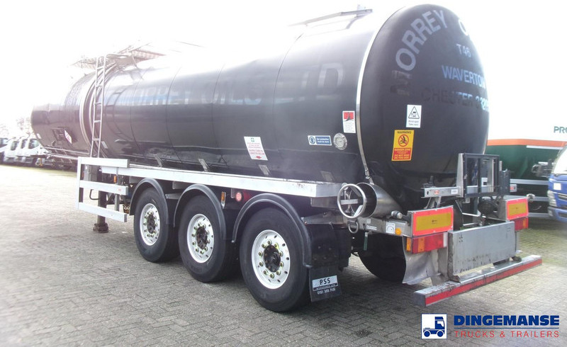Crossland Bitumen tank inox 33 m3 / 1 comp + compressor + steam heating - Naczepa cysterna: zdjęcie 3 Crossland Bitumen tank inox 33 m3 / 1 comp + compressor + steam heating - Naczepa cysterna: zdjęcie 3