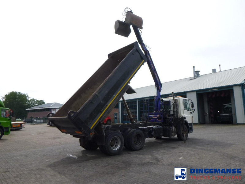 DAF CF 75.310 6x4 RHD tipper + HMF 1144 K-1 + grapple - Samochod ciężarowy z HDS: zdjęcie 4 DAF CF 75.310 6x4 RHD tipper + HMF 1144 K-1 + grapple - Samochod ciężarowy z HDS: zdjęcie 4