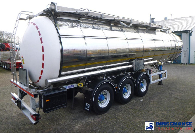 Feldbinder Chemical tank inox L4BH 37.5 m3 / 1 comp - Naczepa cysterna: zdjęcie 4 Feldbinder Chemical tank inox L4BH 37.5 m3 / 1 comp - Naczepa cysterna: zdjęcie 4