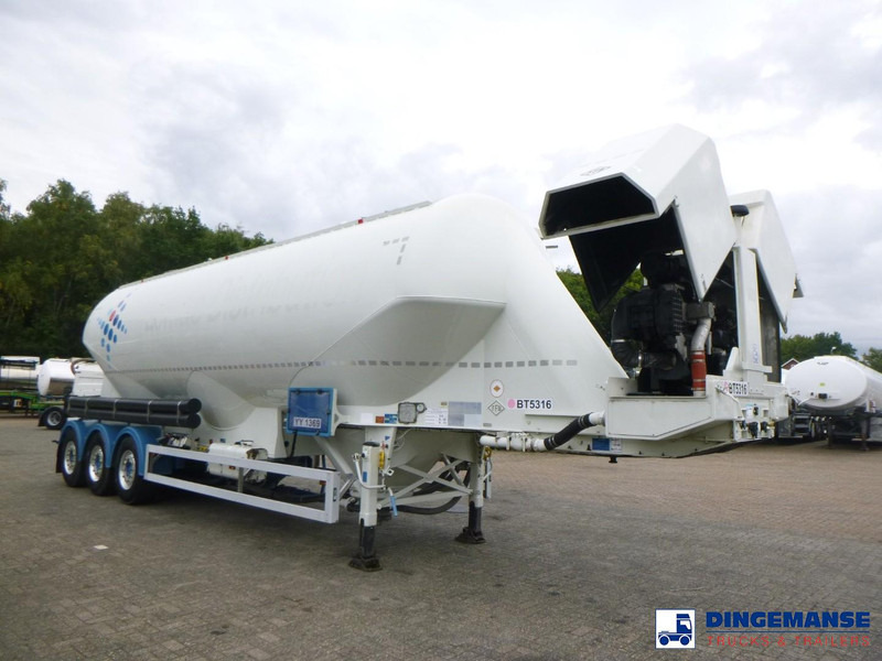 Feldbinder Powder tank alu 50 m3 + compressor - Naczepa cysterna: zdjęcie 2 Feldbinder Powder tank alu 50 m3 + compressor - Naczepa cysterna: zdjęcie 2