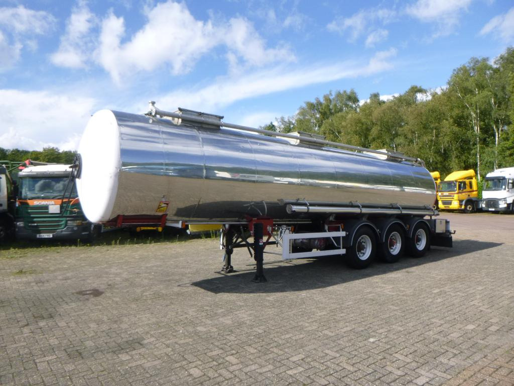 Naczepa cysterna dla transportowania żywności Magyar Food tank inox 25 m3 / 1 comp + pump: zdjęcie 1