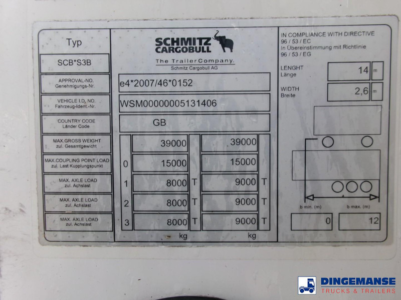Naczepa chłodnia Schmitz Cargobull Frigo trailer + Carrier Vector 1550: zdjęcie 14 Naczepa chłodnia Schmitz Cargobull Frigo trailer + Carrier Vector 1550: zdjęcie 14