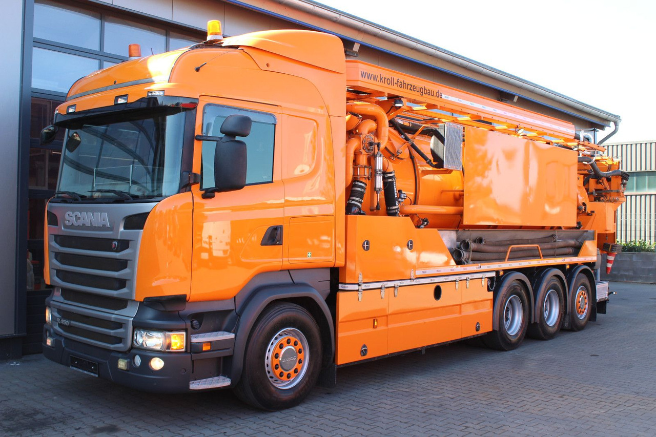 Scania R450 8x4 Kroll 19m³ Wasserrückgewinner Kombi-HD - Samochód asenizacyjny: zdjęcie 4 Scania R450 8x4 Kroll 19m³ Wasserrückgewinner Kombi-HD - Samochód asenizacyjny: zdjęcie 4