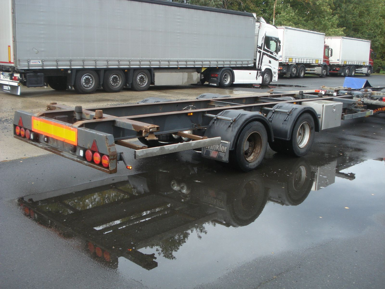 Krebs Jumbo Tandem für 7,82 WBs - Przyczepa kontenerowiec/ System wymienny: zdjęcie 3 Krebs Jumbo Tandem für 7,82 WBs - Przyczepa kontenerowiec/ System wymienny: zdjęcie 3
