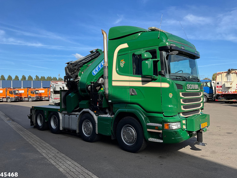 Scania R 490 8x4 Euro 6 Effer 140 Tonmeter laadkraan + Fly-Jib Just 283.508 km - Ciągnik siodłowy: zdjęcie 5 Scania R 490 8x4 Euro 6 Effer 140 Tonmeter laadkraan + Fly-Jib Just 283.508 km - Ciągnik siodłowy: zdjęcie 5