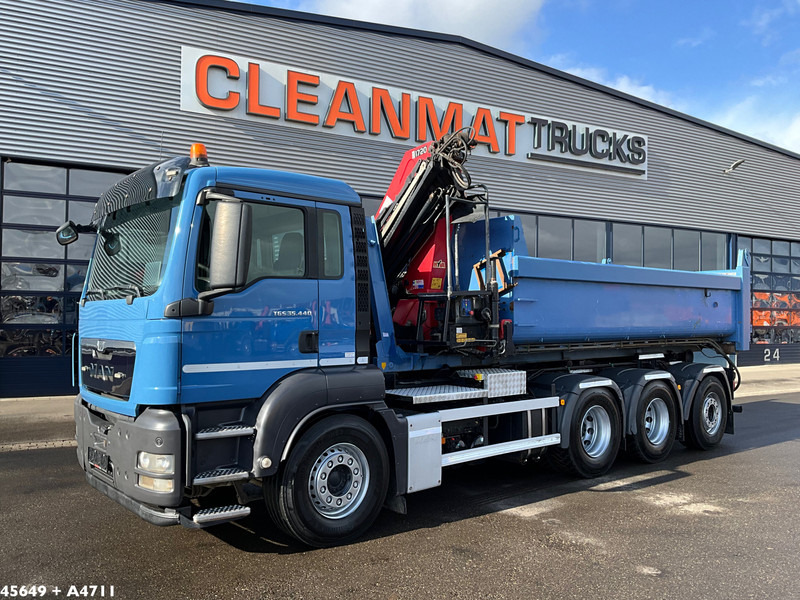 MAN TGS 35.440 8x4 HMF 17 Tonmeter laadkraan - Ciężarówka hakowiec: zdjęcie 2 MAN TGS 35.440 8x4 HMF 17 Tonmeter laadkraan - Ciężarówka hakowiec: zdjęcie 2