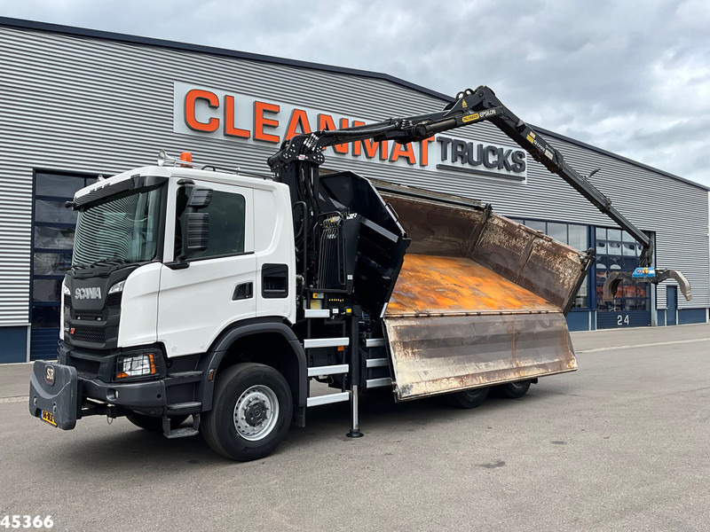 Scania G 410 6x6 Euro 6 Palfinger 17 Tonmeter Z-kraan - Wywrotka, Samochod ciężarowy z HDS: zdjęcie 2 Scania G 410 6x6 Euro 6 Palfinger 17 Tonmeter Z-kraan - Wywrotka, Samochod ciężarowy z HDS: zdjęcie 2