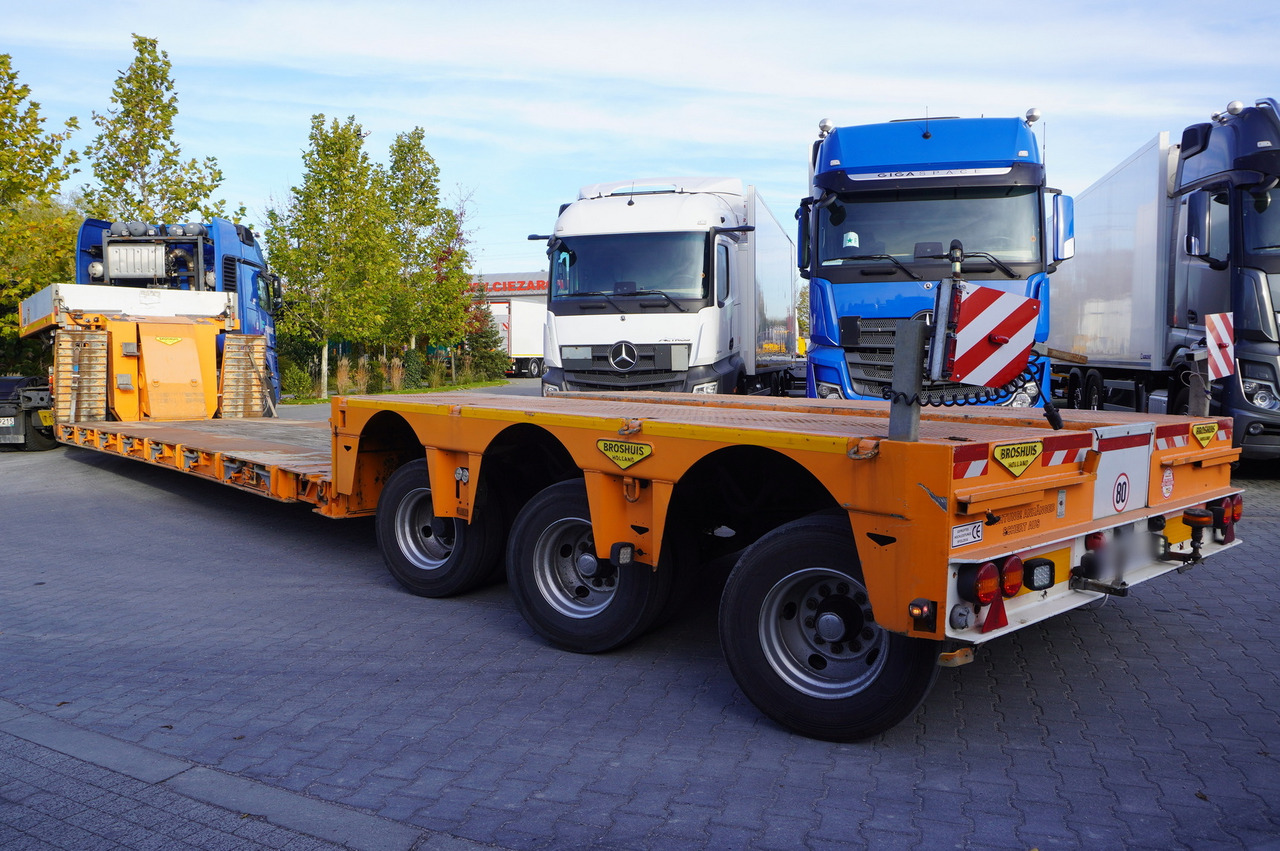 BROSHUIS 3ABD-48 61.0t TiefBet low-loader semi-trailer / 40 tons cap. / 3 steering axles / hydraulic suspension - Naczepa niskopodwoziowa: zdjęcie 5 BROSHUIS 3ABD-48 61.0t TiefBet low-loader semi-trailer / 40 tons cap. / 3 steering axles / hydraulic suspension - Naczepa niskopodwoziowa: zdjęcie 5