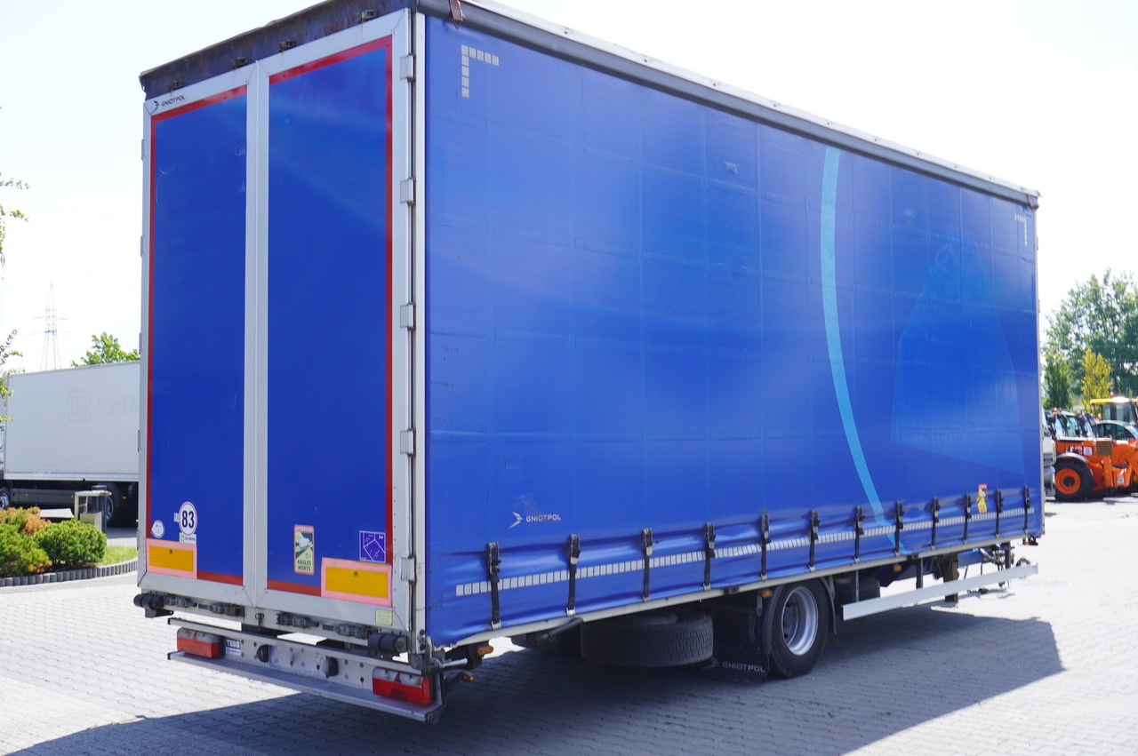 Gniotpol Tandem trailer / 10t / 2018 / 19 pallets - Przyczepa z plandeką: zdjęcie 4 Gniotpol Tandem trailer / 10t / 2018 / 19 pallets - Przyczepa z plandeką: zdjęcie 4