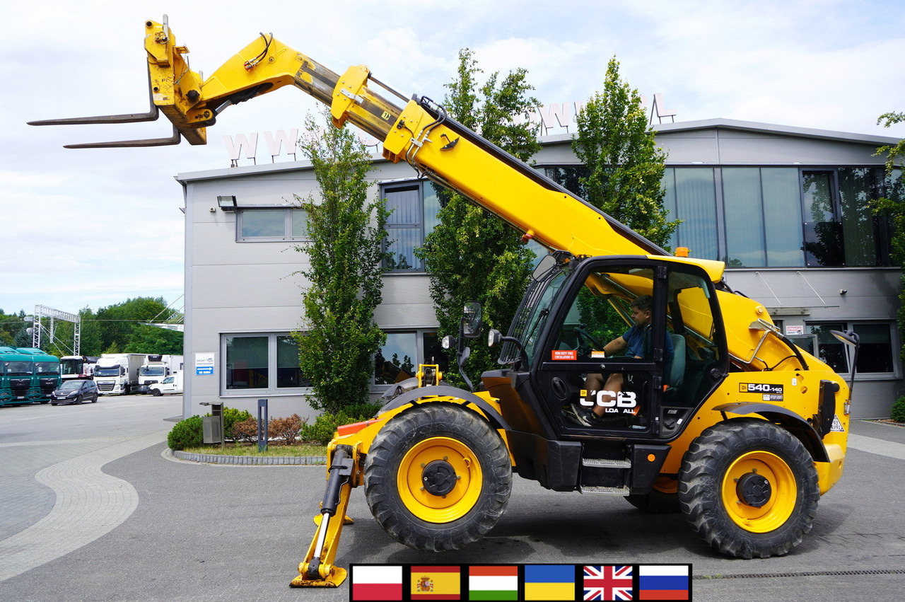 JCB 540-140 telescopic loader / 14 m range / 1800 MTH - Ładowarka teleskopowa: zdjęcie 1 JCB 540-140 telescopic loader / 14 m range / 1800 MTH - Ładowarka teleskopowa: zdjęcie 1