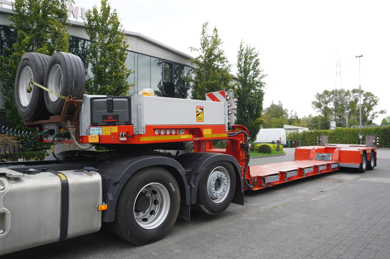 KÄSSBOHRER LB2 TIEF-BETT low loader semi-trailer / 16.5 m / Extendable semi-trailer / steered axles / 2 units - Naczepa niskopodwoziowa: zdjęcie 2 KÄSSBOHRER LB2 TIEF-BETT low loader semi-trailer / 16.5 m / Extendable semi-trailer / steered axles / 2 units - Naczepa niskopodwoziowa: zdjęcie 2