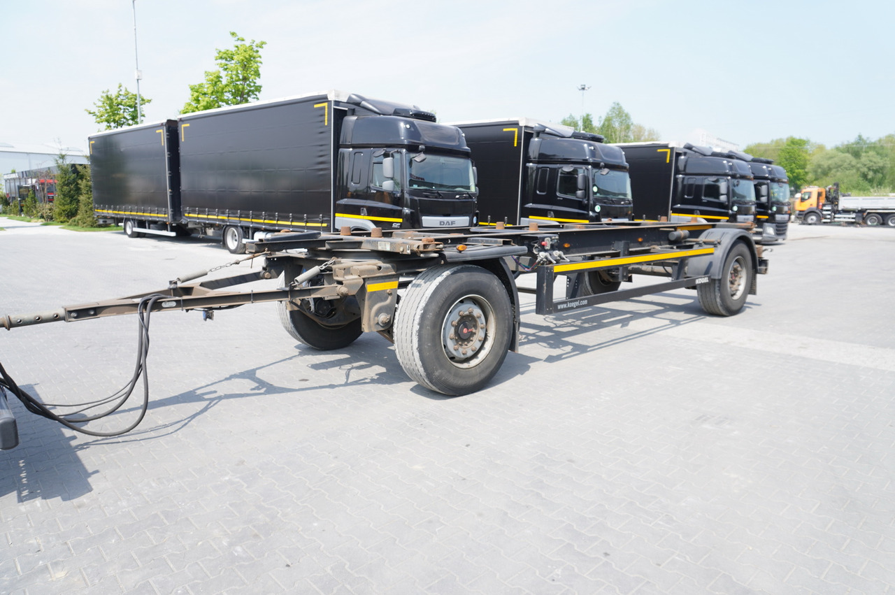 KOGEL AWE 18, two-axle, BDF, 7.5m chassis , air suspension, SAF axles - Przyczepa podwozie: zdjęcie 2 KOGEL AWE 18, two-axle, BDF, 7.5m chassis , air suspension, SAF axles - Przyczepa podwozie: zdjęcie 2